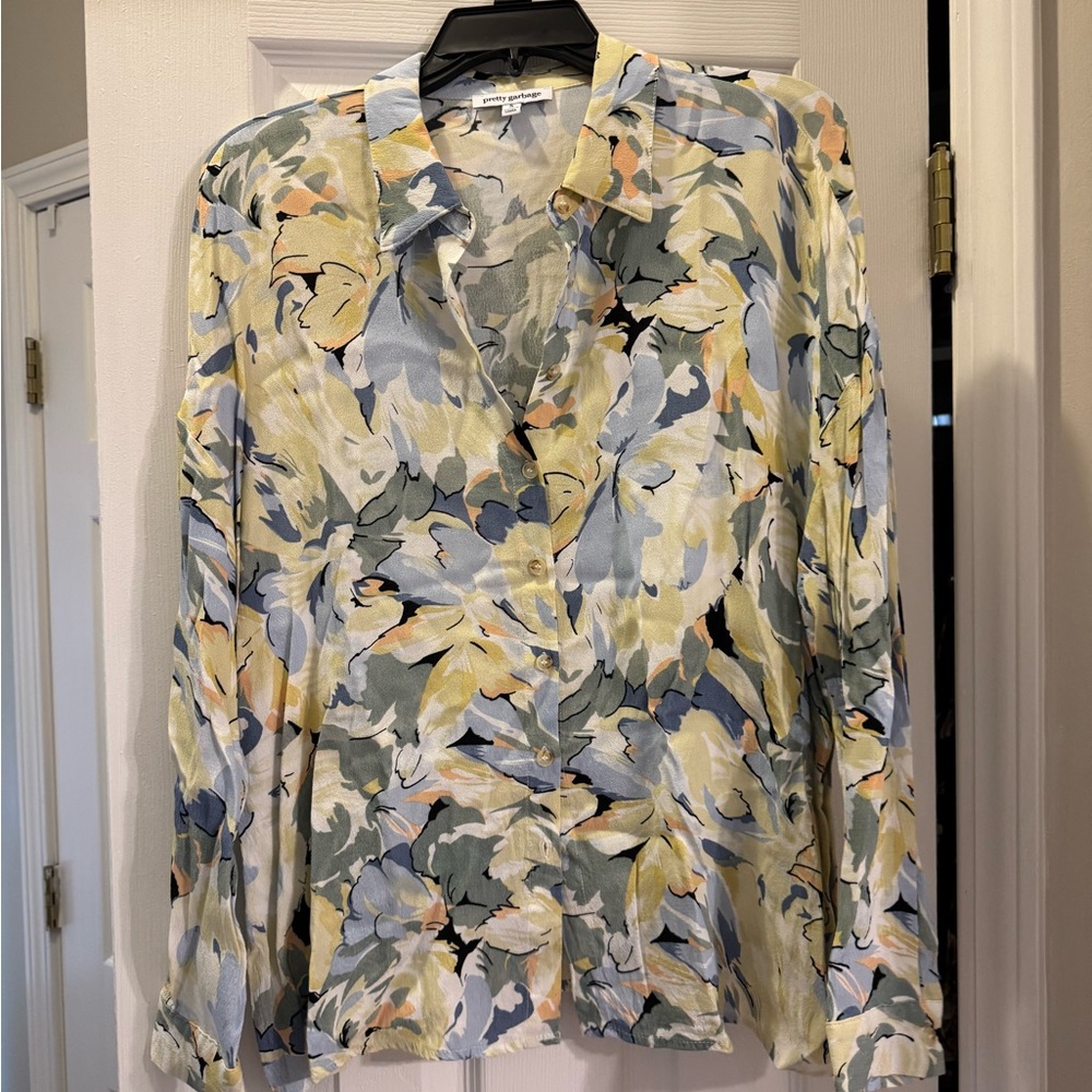 Pattern button down